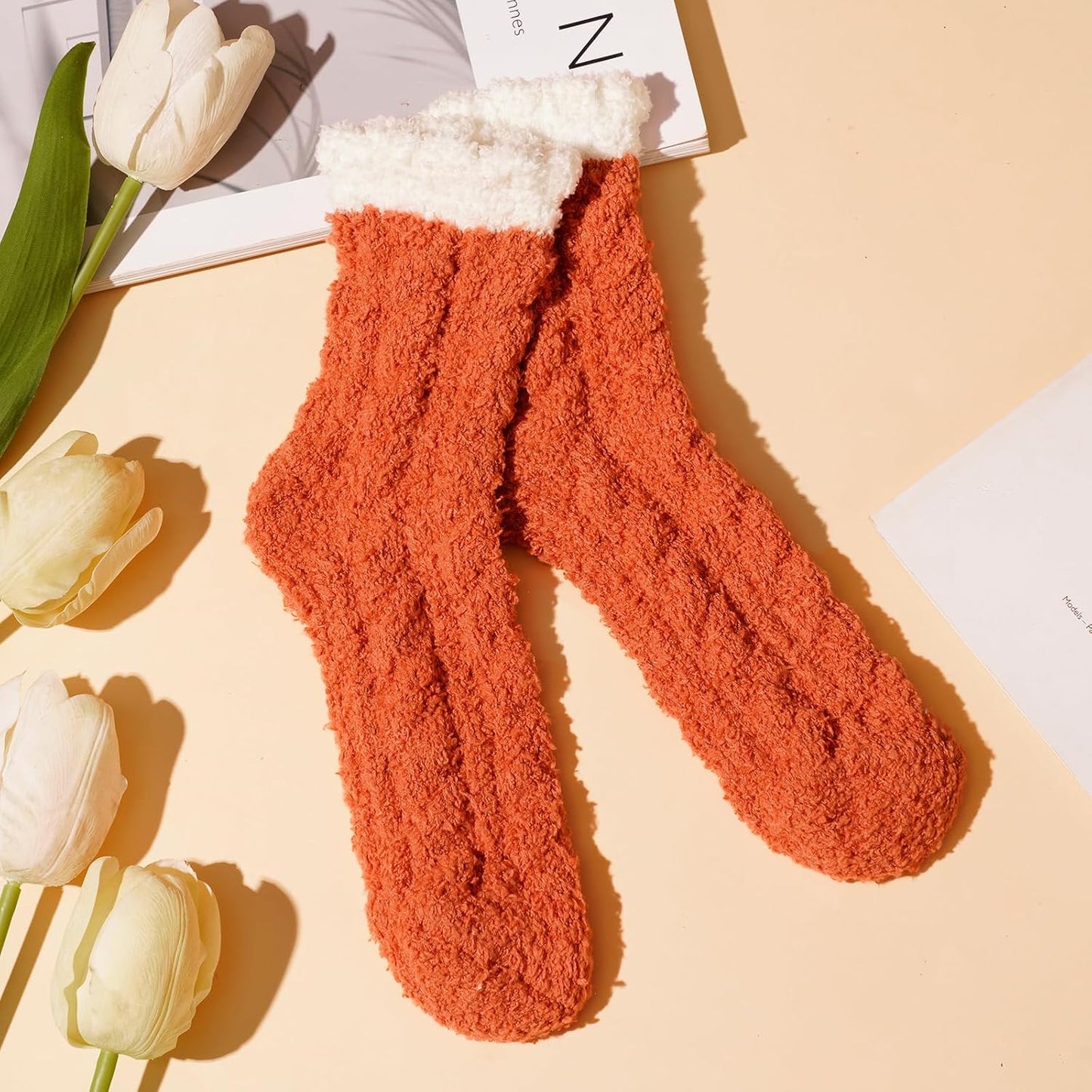 Grandma Christmas Gifts Basket,Orange Birthday Gifts for Mom Women Her Girlfriend Wife Coworker W/Fall Cozy Socks& Blanket,Autumn Self Care Package Bath Set,Thanksgiving, Christmas Gifts Box for Women