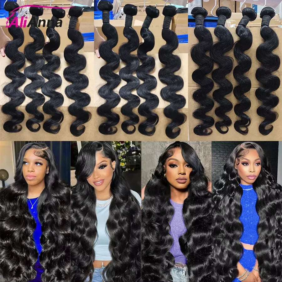 Body Wave Human Hair Bundles And Closure 2x6 HD Lace Closure Human Hair Bundles With 4x4 Closure Brazilian 5x5 HD Lace Closure