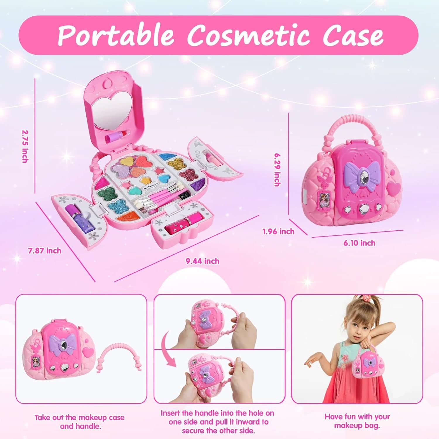 Toys for Girls Beauty Set Kids 3 4 5 6 7 8 9 10 11 Years Age Old Cool Gift Girls