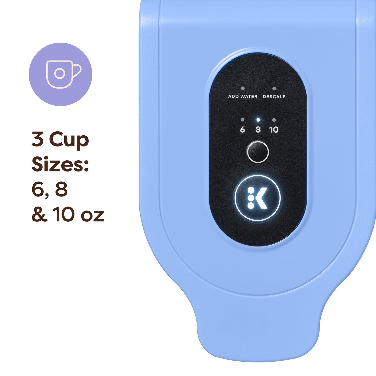 K-Express Essentials Bluebell Single-Serve K-Cup Pod Coffee Maker