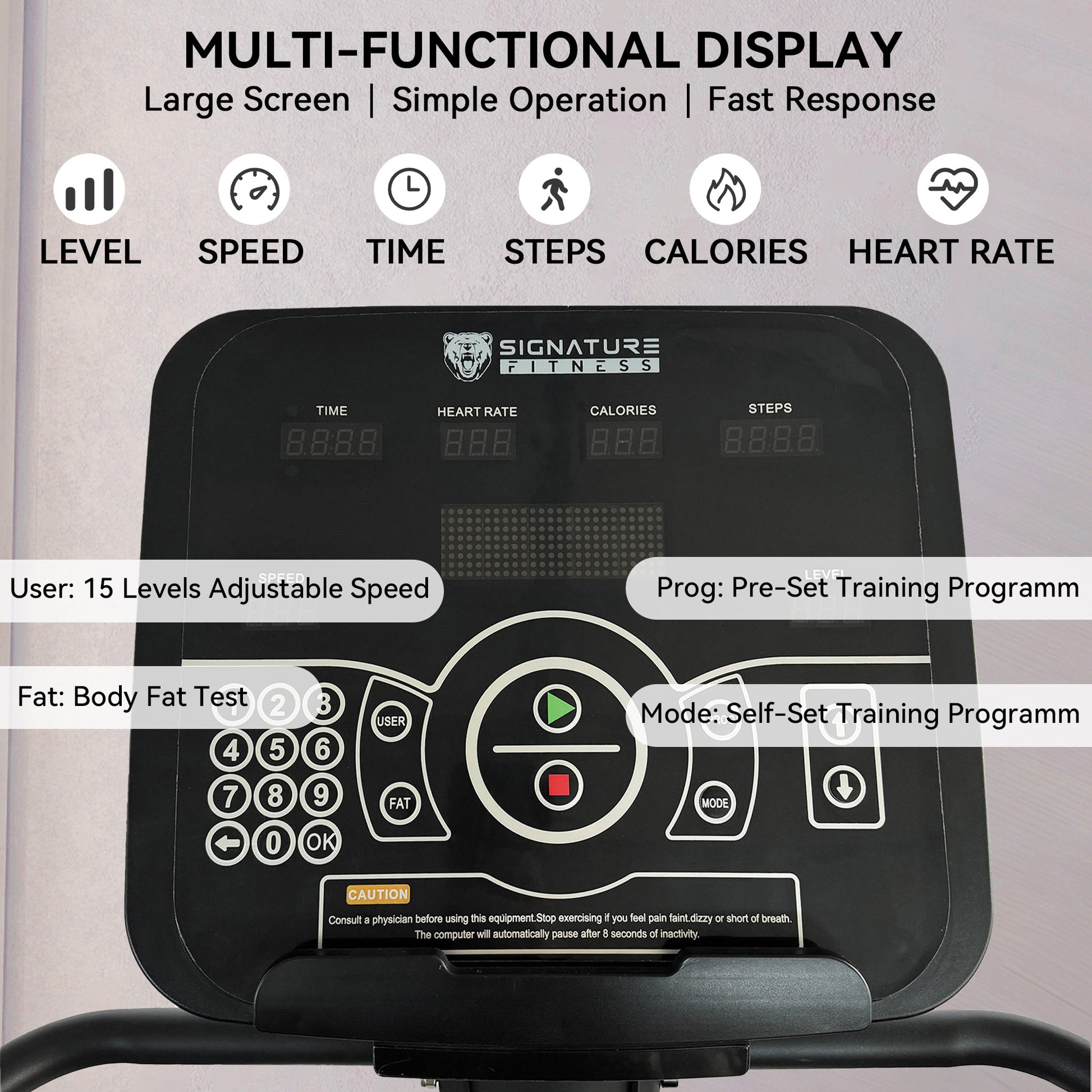 Balancefrom Stair Climber Commercial Grade Stair Stepper Machine for Cardio and Lower Body Workouts