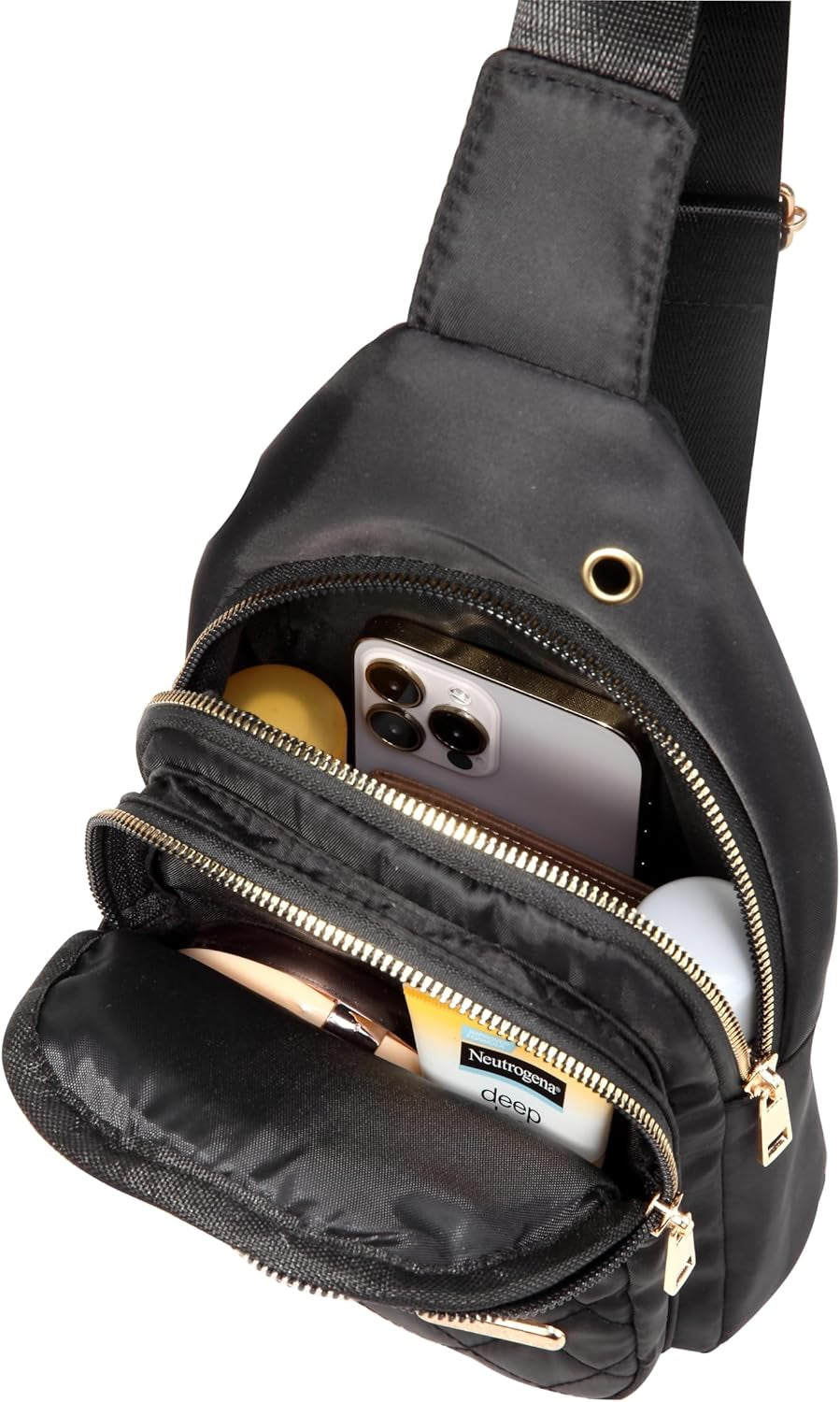 Small Sling Bag for Women Men, Crossbody Sling Backpack, Casual Daypack Backpacks Crossbody Bag for Hiking Travel