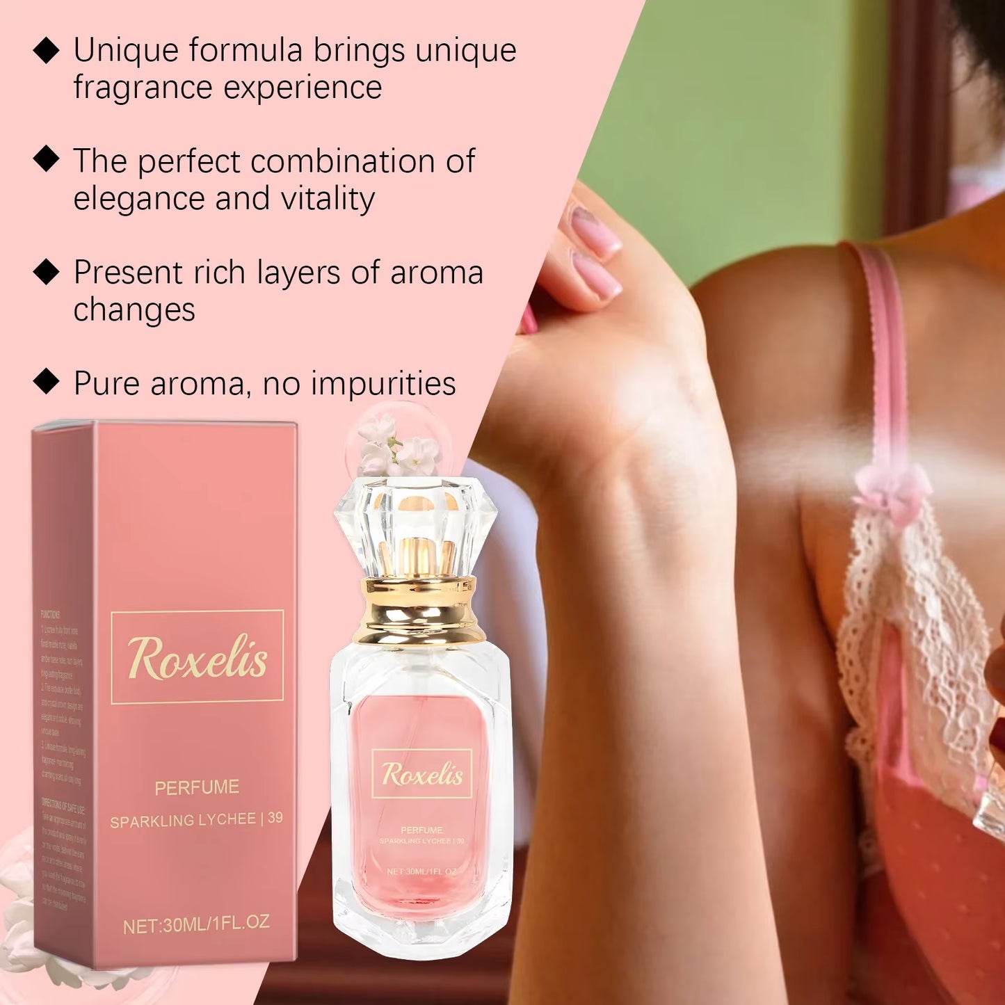 Women Lychee Perfume Plant Floral Scent Lasting Fragrance Attract Men Sexy Temptation Dating Flirtation Female Pheromone Perfume