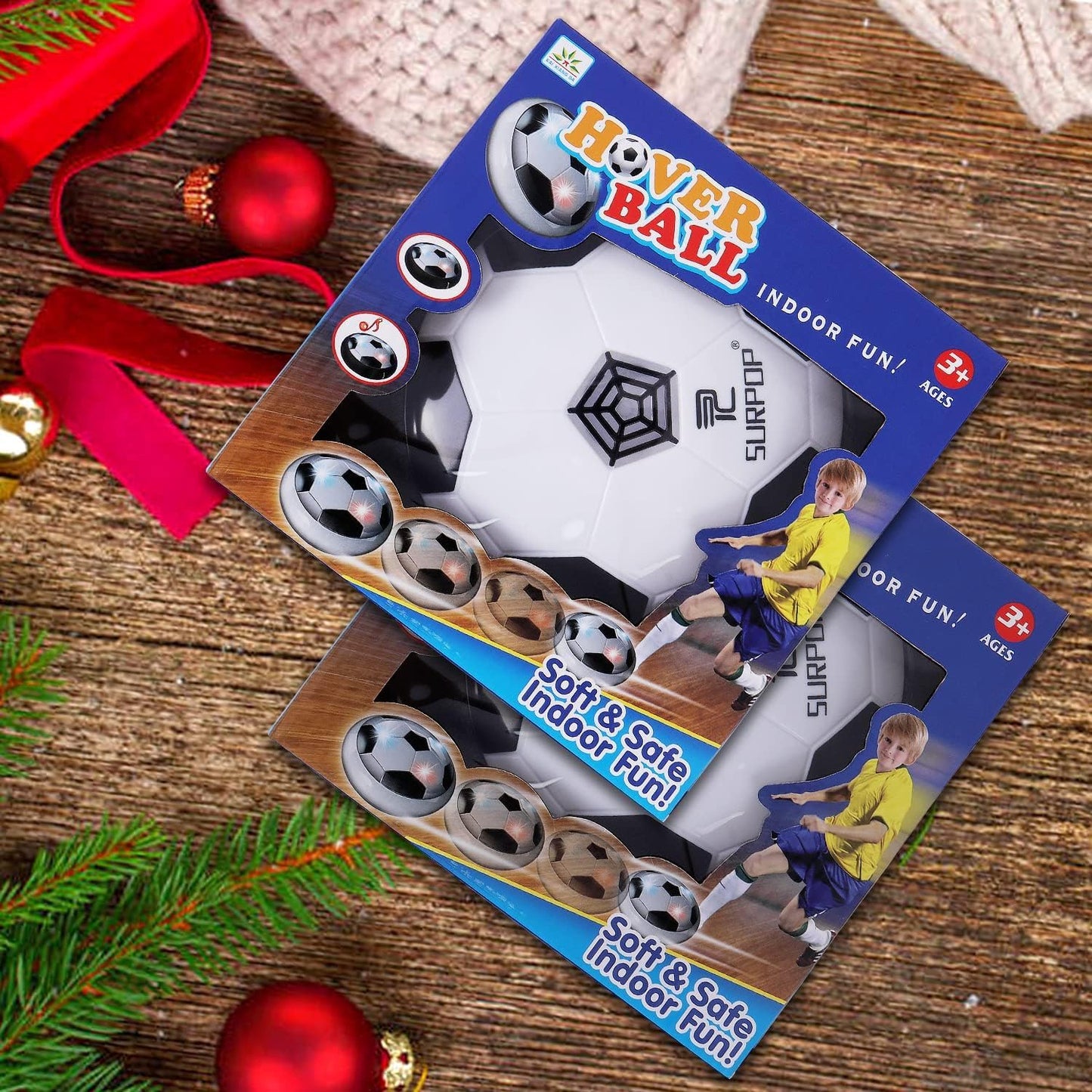 2 Pcs Hover Soccer Toys Set, Boys Gift Idea for Age 6 7 8 9 10 11 12 Years Old