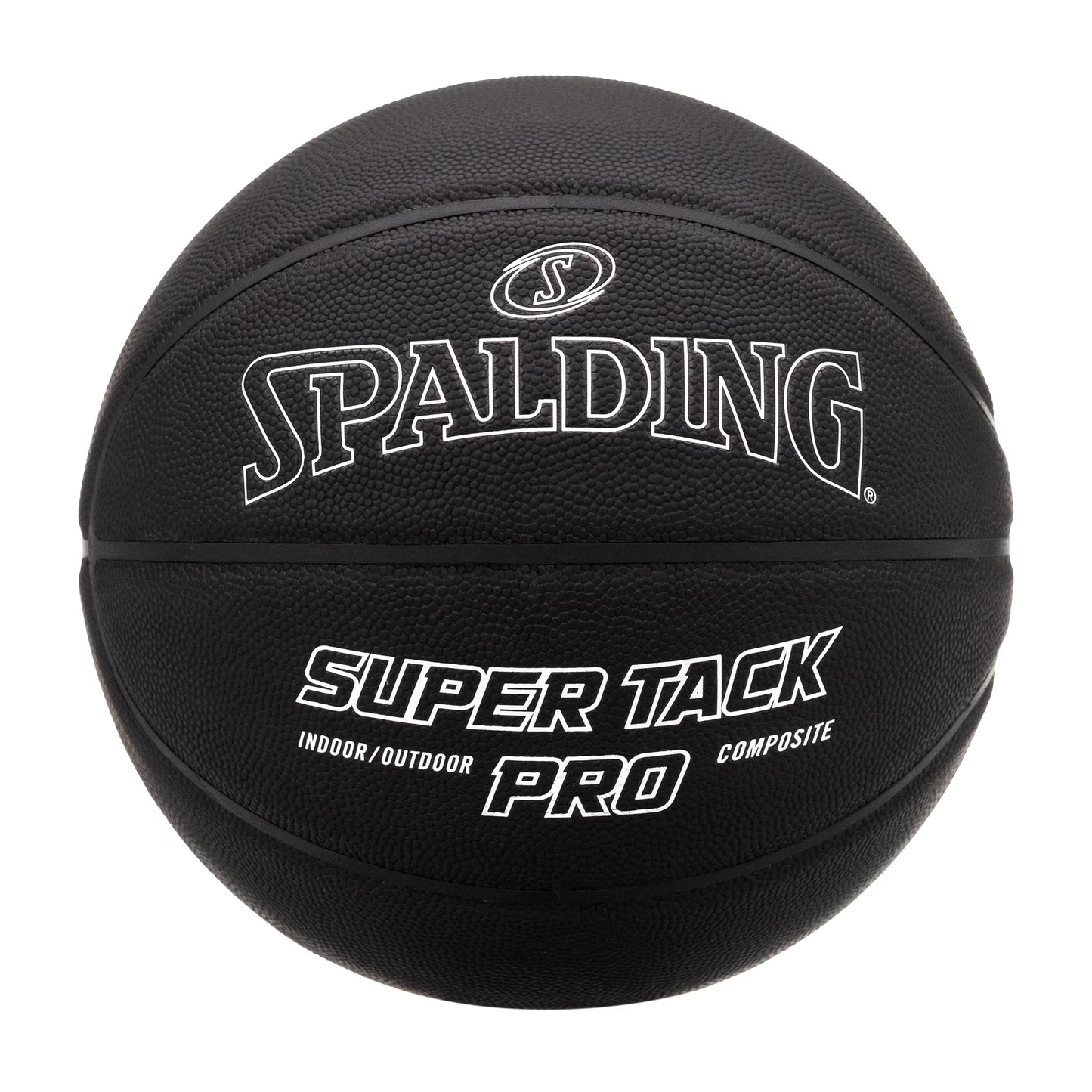 Spalding Super Tack Pro Composite Leather Basketball - Size 5, 27.5"