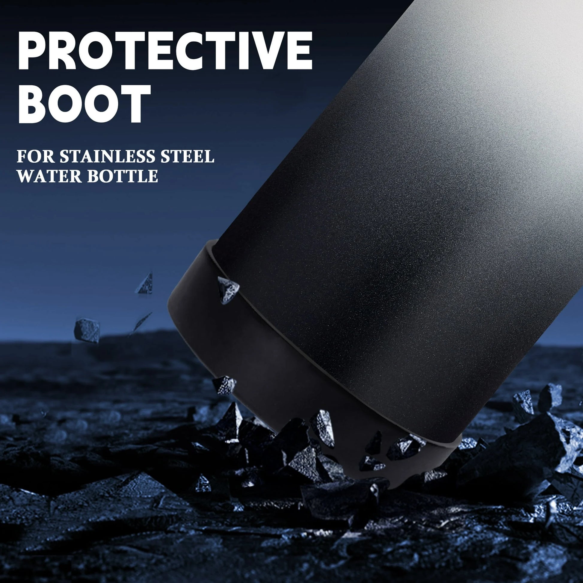 64 Oz Insulated Water Bottle with Straw & Auto Spout Lids,Paracord Handle,Strap Carrier & Protective Boot,Half Gallon Water Bottle,Wide Mouth Metal Canteen Thermo Flask,Leak-Proof Hydro Water Jug