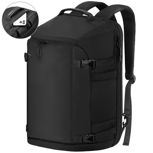 40L Travel Backpack - Flight Approved Carry-On Backpack Water-Resistant Lightweight Business Rucksack, Large Weekender Bag with Laptop Compartment Fits 17” Laptop