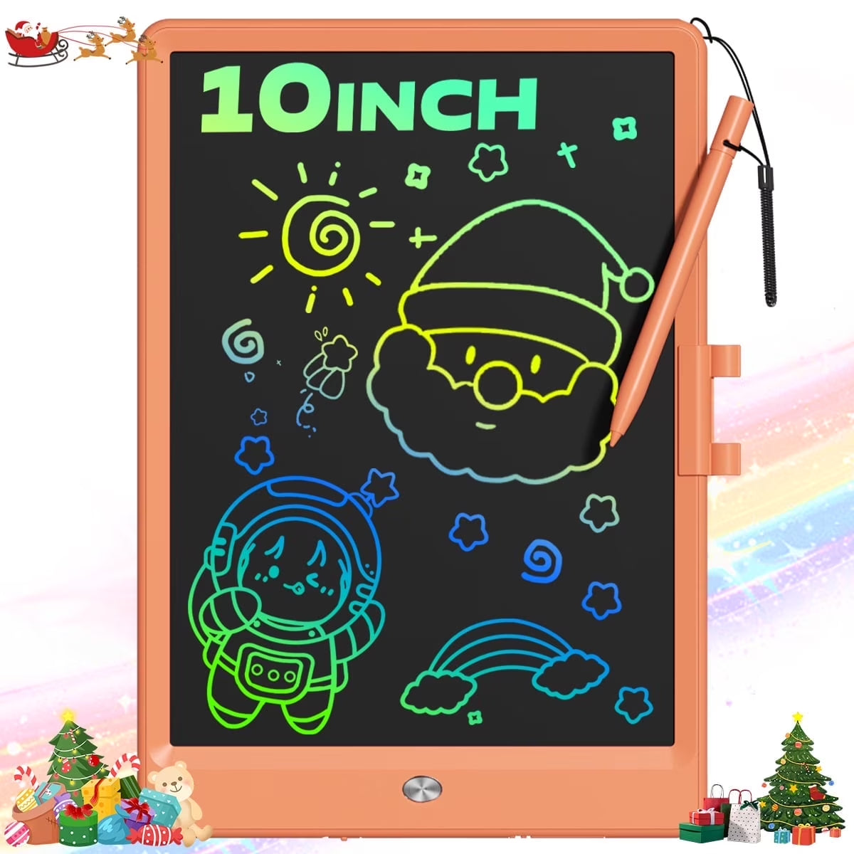 LCD Writing Tablet, Doodle Boards for Kids, Colorful Toddler Doodle Board Drawing Tablet, Erasable Reusable Drawing Pads, Educational and Learning Toys for Kids