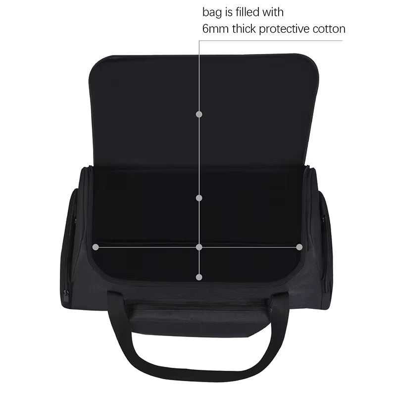Outdoor Carrying Box Portable Tote Bag Travel Case for JBL Partybox on the Go Powerful Portable Bluetooth Party Speaker