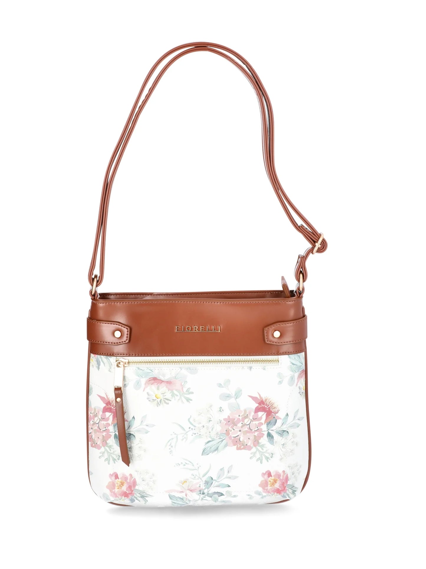 Fiorelli Women’S Lila Crossbody Handbag, Geo Jacquard White