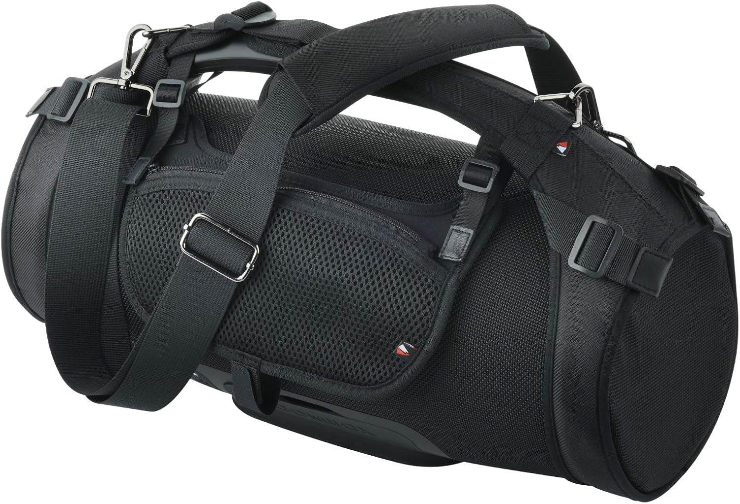 Travel Carrying Strap for JBL Boombox/Boombox 2 Waterproof Portable Speaker, Shoulder Strap with Two Side Covers Travel Carrying Pouch for JBL Boombox (Black)
