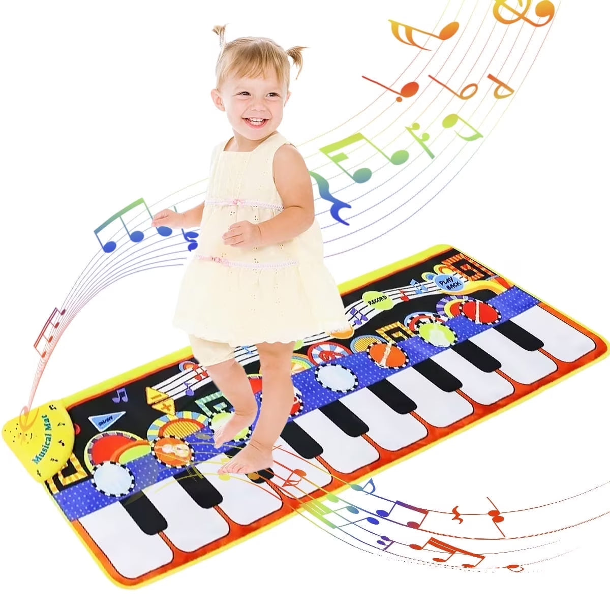 Somnr Musical Piano Mat Electronic Multi-Functional Musical Mats for Kids 3+ Years Old Toddler