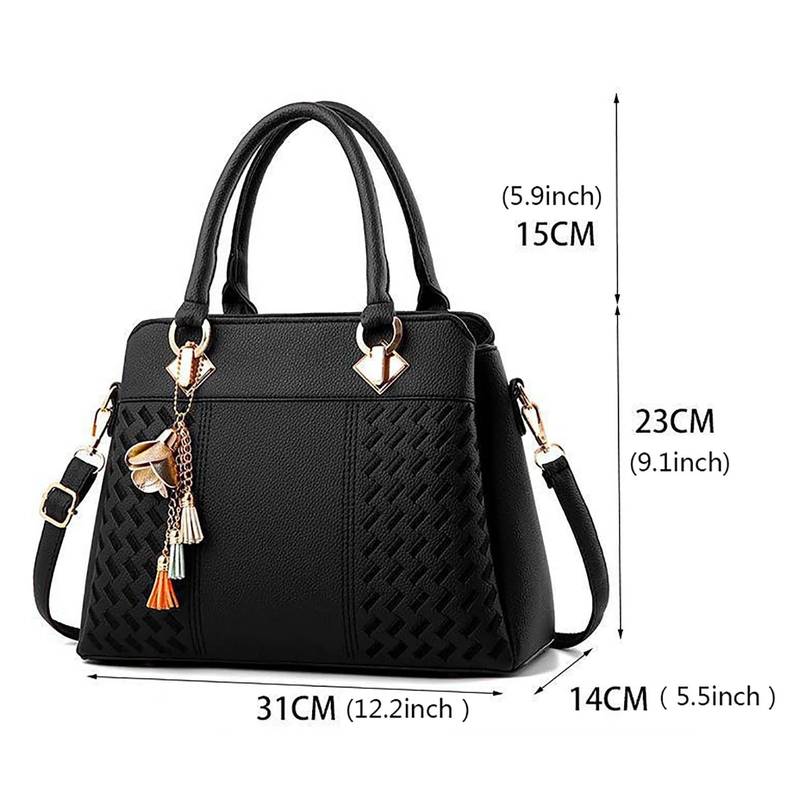 Handbag Womens Ladies Purse Satchel Shoulder Roomy Fashion Tote Leather Handbag