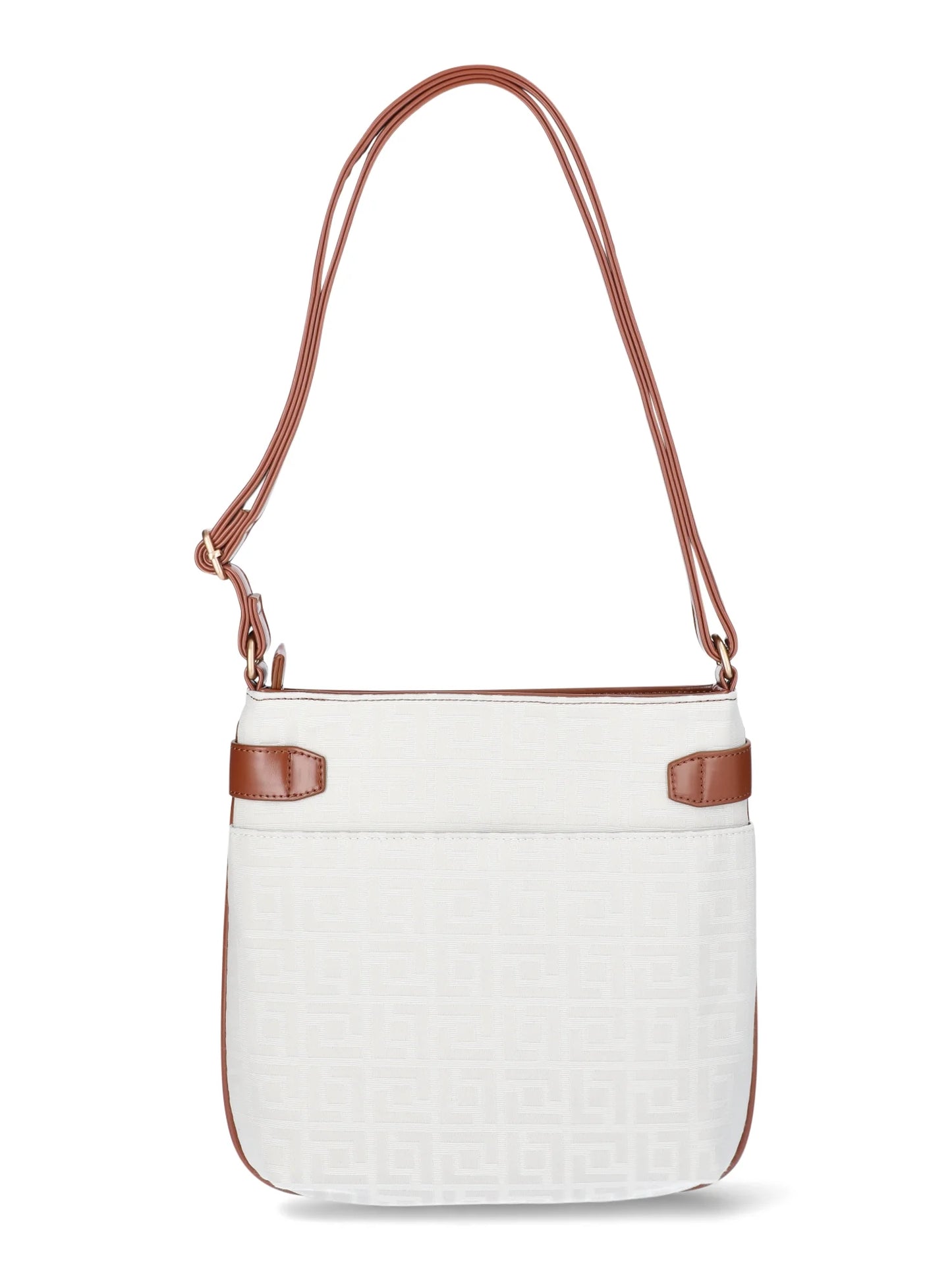Fiorelli Women’S Lila Crossbody Handbag, Geo Jacquard White