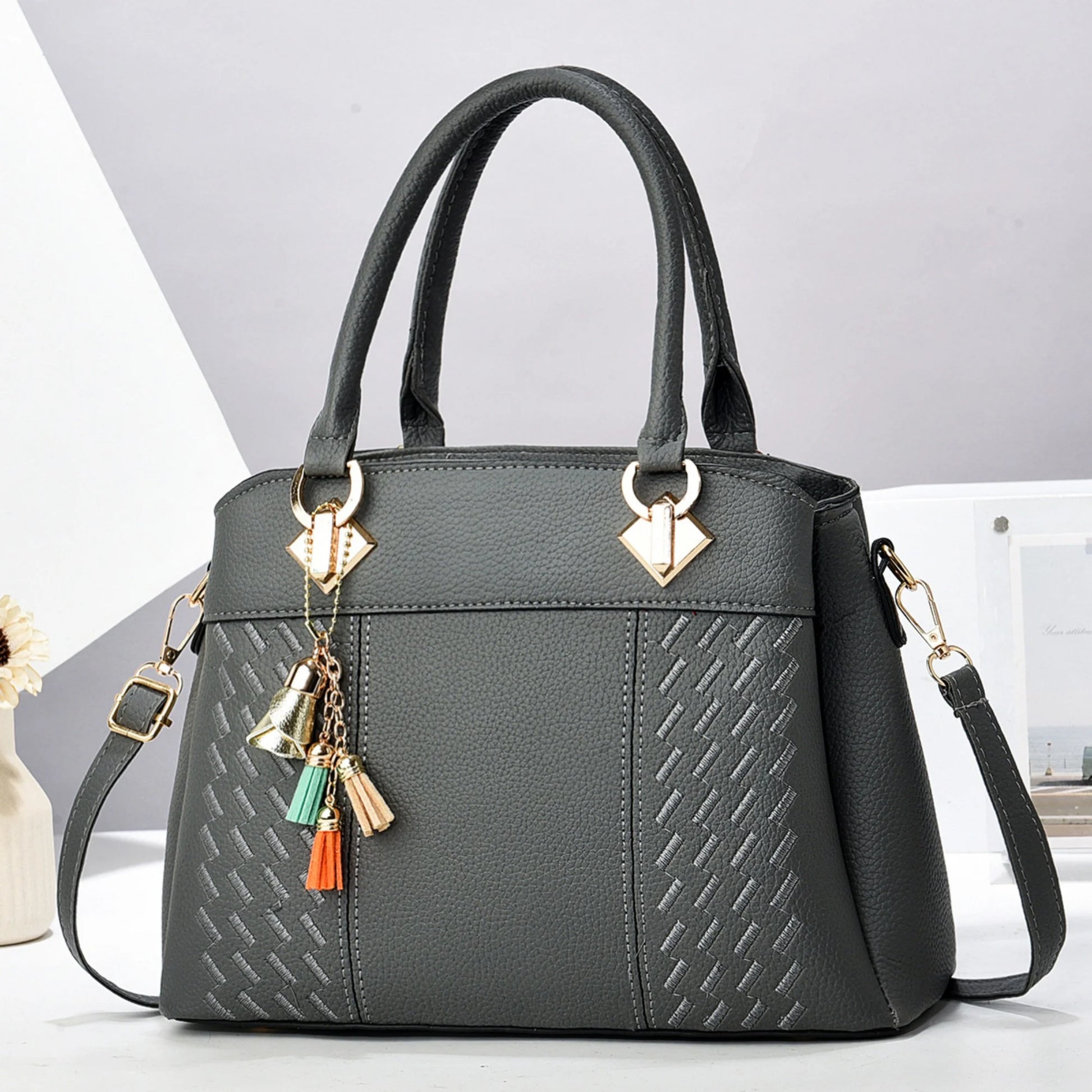 Handbag Womens Ladies Purse Satchel Shoulder Roomy Fashion Tote Leather Handbag