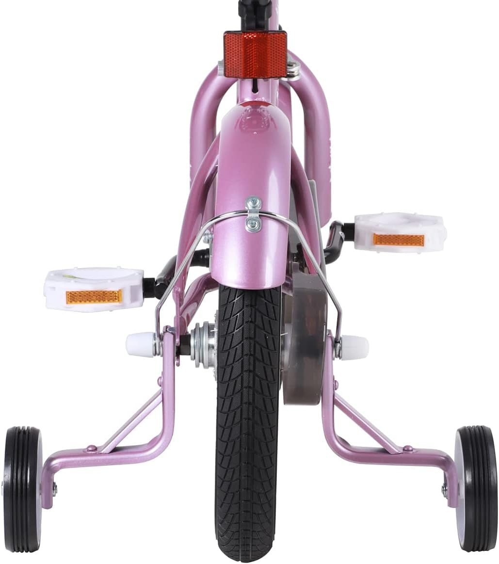 JOYSTAR 12 14 16 Inch Kids Cruiser Bike for Ages 2-7 Years Old Girls & Boys, Kids' Bike with Training Wheels, Coaster Brake, Adjustable Seat & Fenders, Child Bicycles