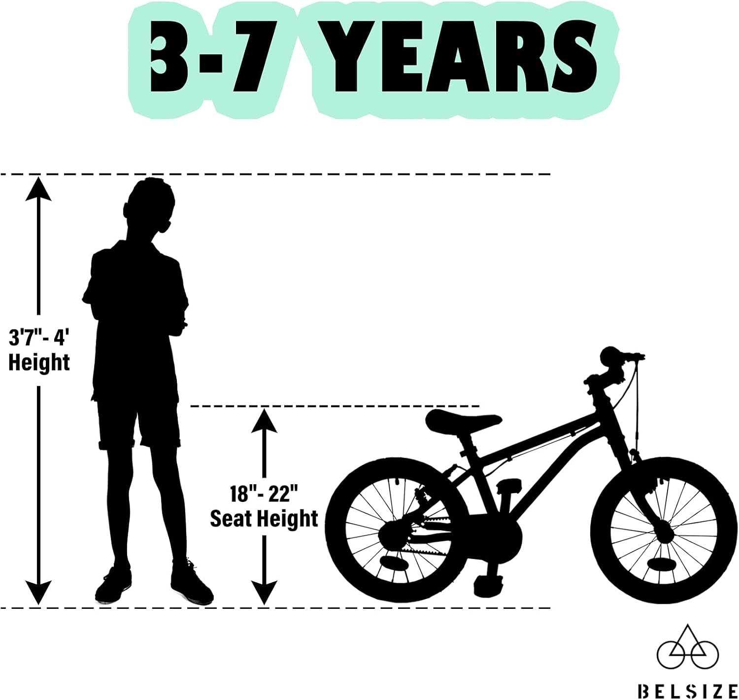 A11N SPORTS BELSIZE 16-Inch Belt-Drive Kid'S Bike, Lightweight Aluminium Alloy Bicycle(Only 12.57 Lbs) for 3-7 Years Old