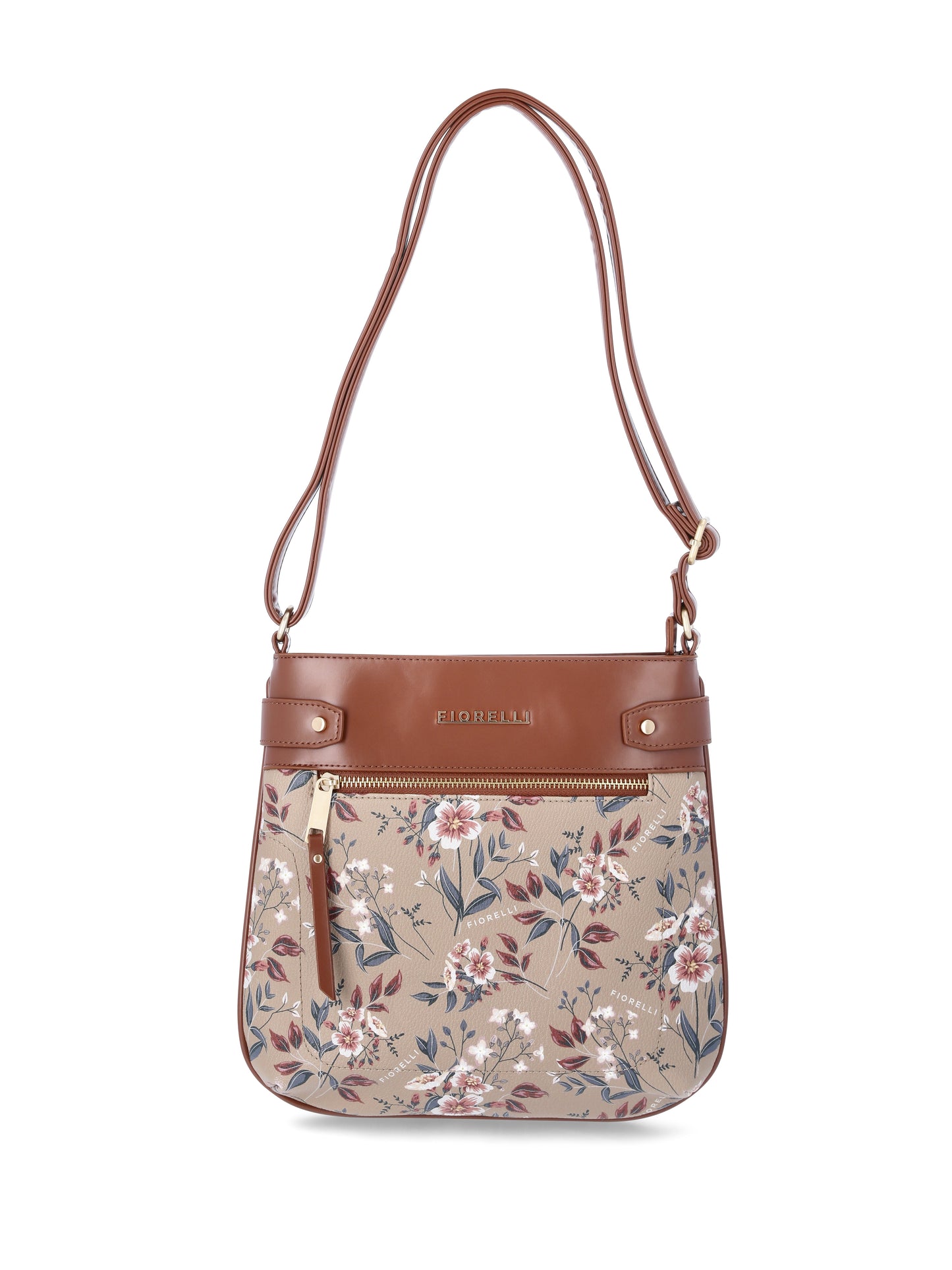 Fiorelli Women’S Lila Crossbody Handbag, Geo Jacquard White
