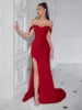Elegant Slit Casual Midi Dress For Women Lace Vestidos