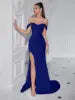 Elegant Slit Casual Midi Dress For Women Lace Vestidos
