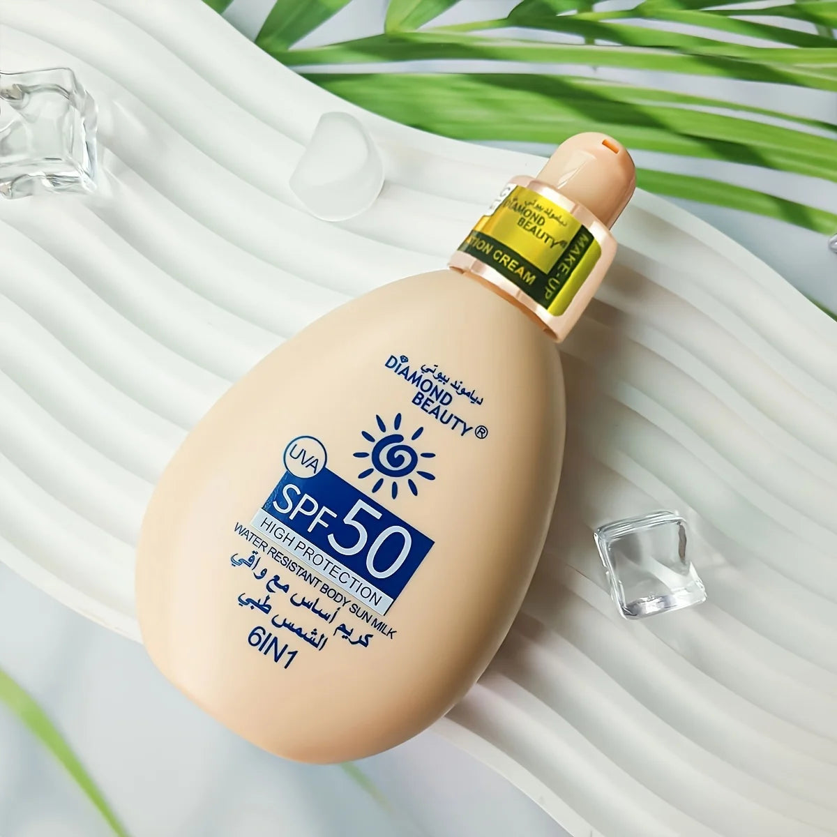 Sunscreen SPF 50 Face Body Isolation Female Sunscreen lotion 100ml Summer Outdoor liquid foundation Moisturizing Cream