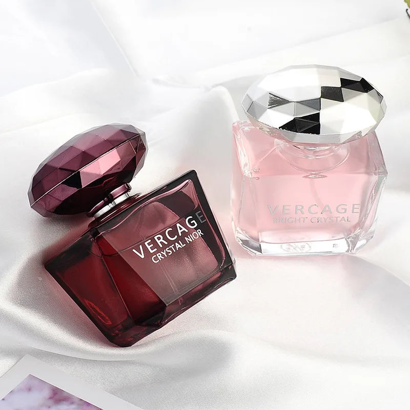 Perfume 50ML Osmanthus Peony and Pomegranate Fragrance Perfume for Women Crystal Diamond Series Light and Elegant Scent Parfum