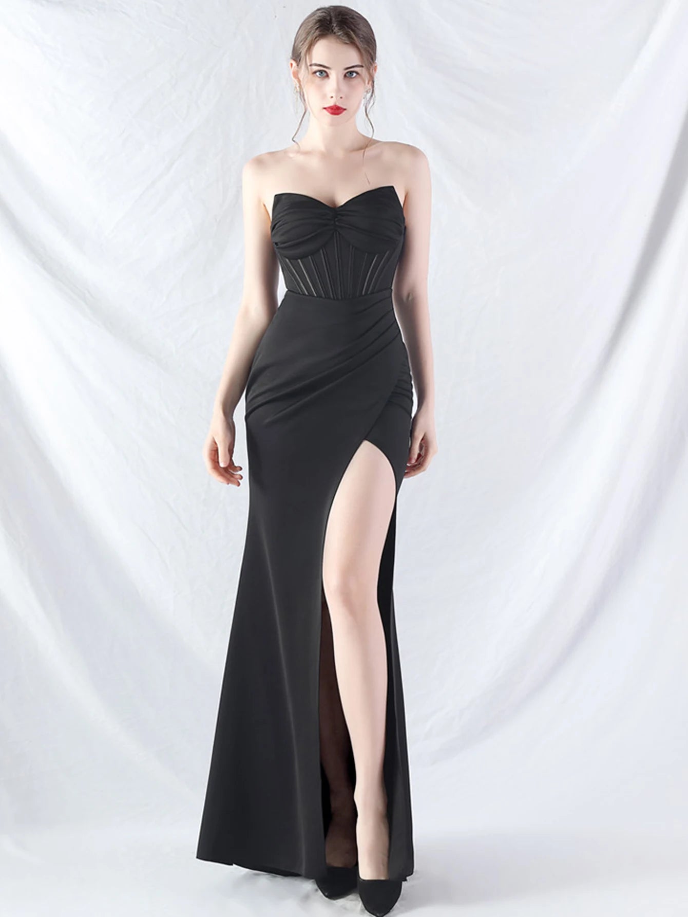Robe longue d'été blanche dos nu sexy, élégante robe à plis pour femme, robe de soirée d'anniversaire, robe longue de mariage rouge luxueuse, vestidos