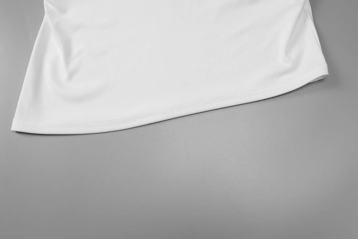 Robe mini Dulzura à épaules dénudées, manches longues, froncée et coupe slim asymétrique, unie, sexy et décontractée, idéale pour les soirées et les clubs en automne.