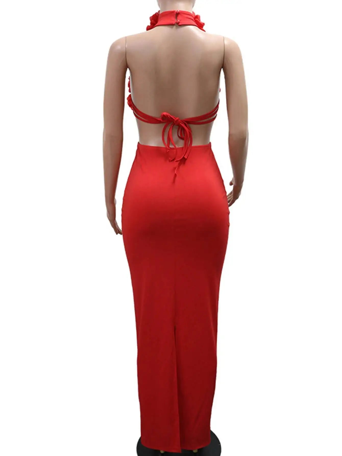 Sexy backless maxi black summer dress women elegant wedding party long dresses 2025 woman flower birthday evening dress vestidos