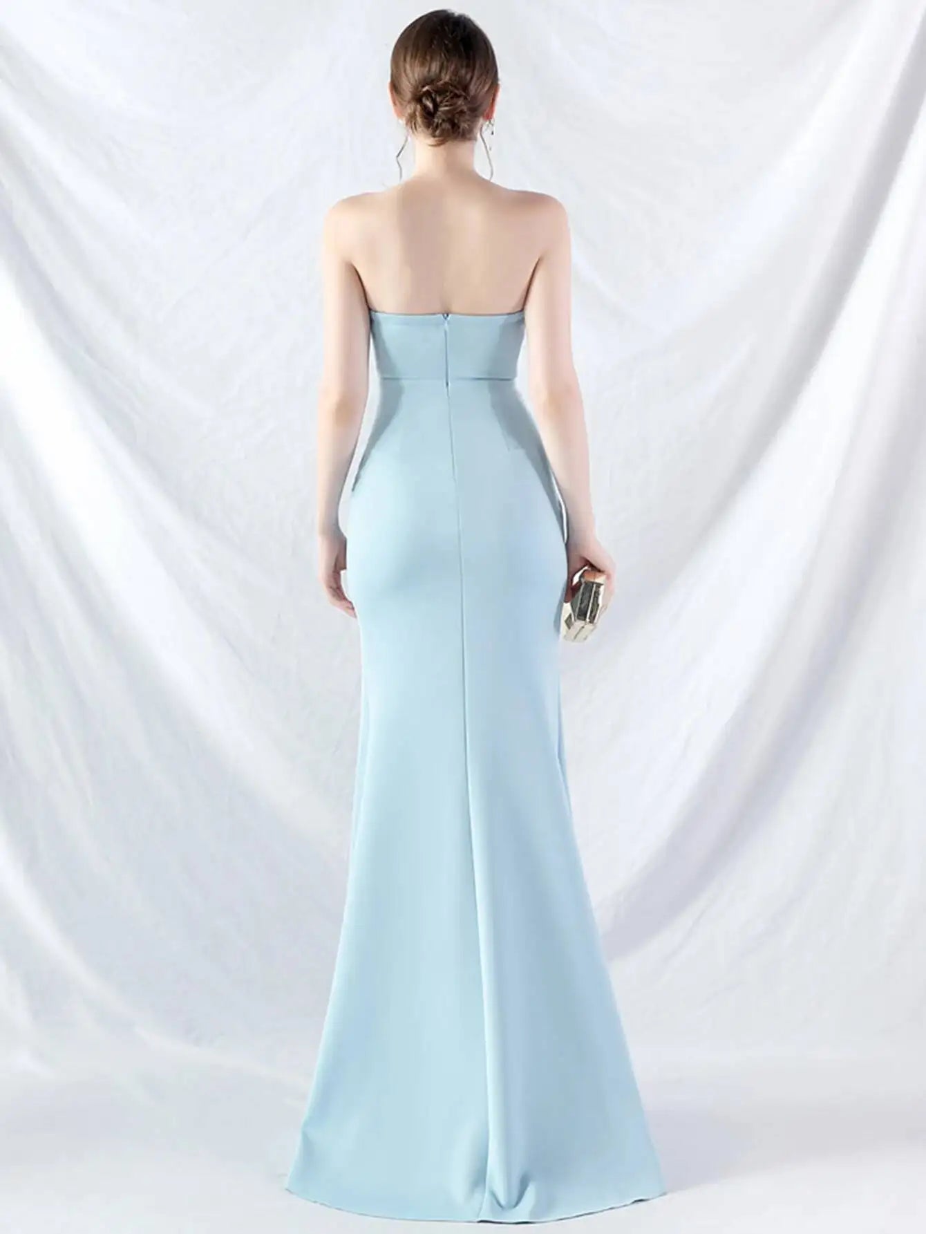 Robe longue d'été blanche dos nu sexy, élégante robe à plis pour femme, robe de soirée d'anniversaire, robe longue de mariage rouge luxueuse, vestidos