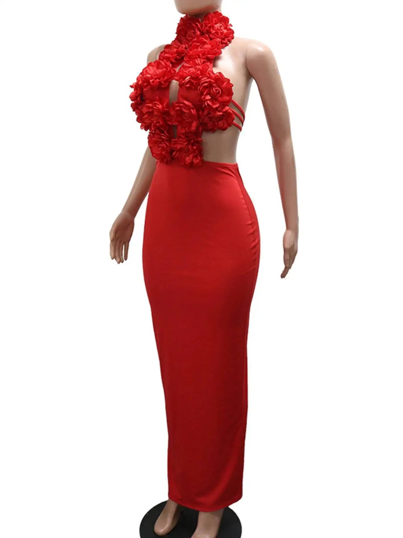 Sexy backless maxi black summer dress women elegant wedding party long dresses 2025 woman flower birthday evening dress vestidos