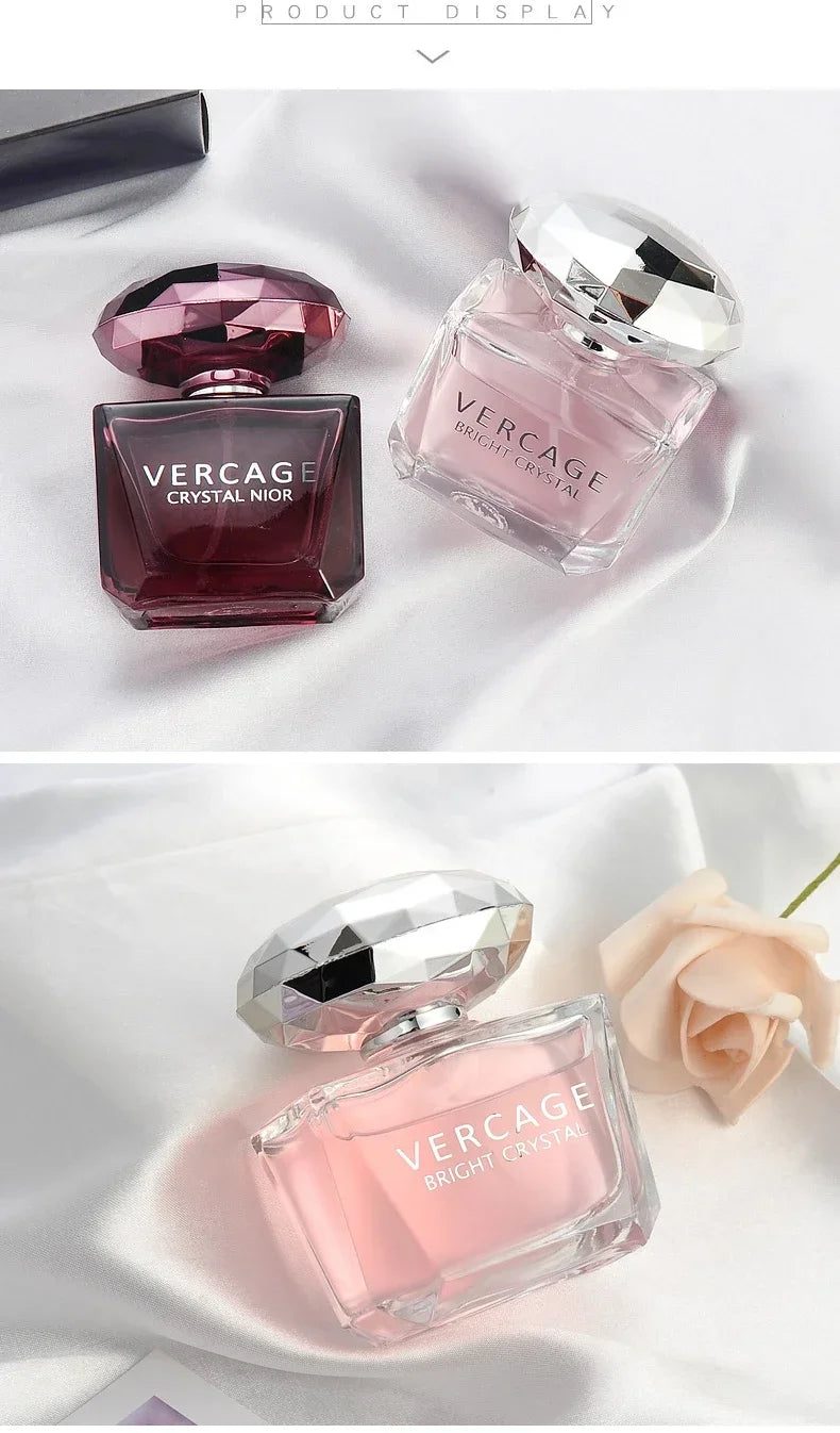 Perfume 50ML Osmanthus Peony and Pomegranate Fragrance Perfume for Women Crystal Diamond Series Light and Elegant Scent Parfum