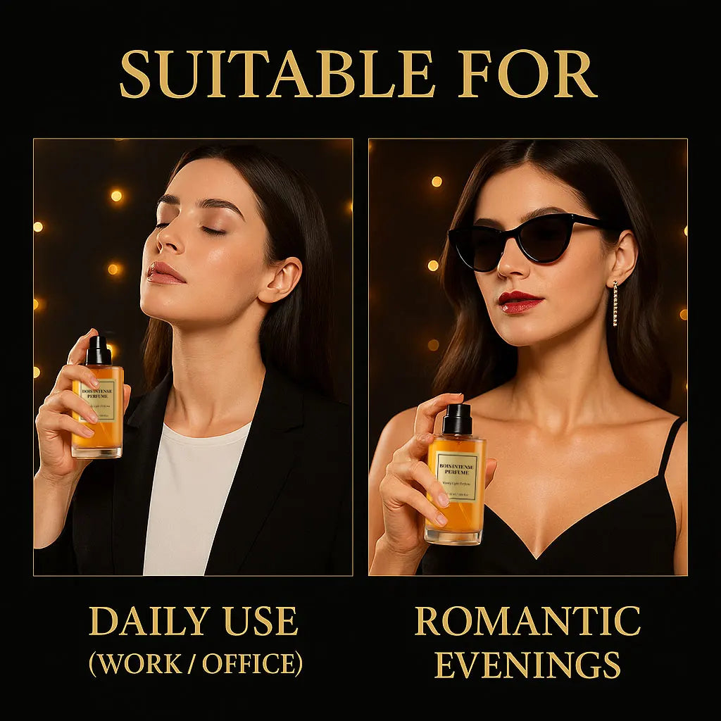 Intense Perfume 50 ML Eau de Parfum for Men with Woody Notes of Iris Frankincense & Honey Luxury Long Lasting Fragrance