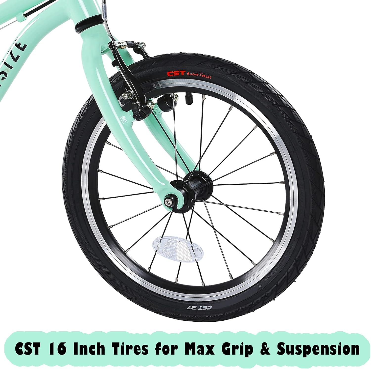 A11N SPORTS BELSIZE 16-Inch Belt-Drive Kid'S Bike, Lightweight Aluminium Alloy Bicycle(Only 12.57 Lbs) for 3-7 Years Old