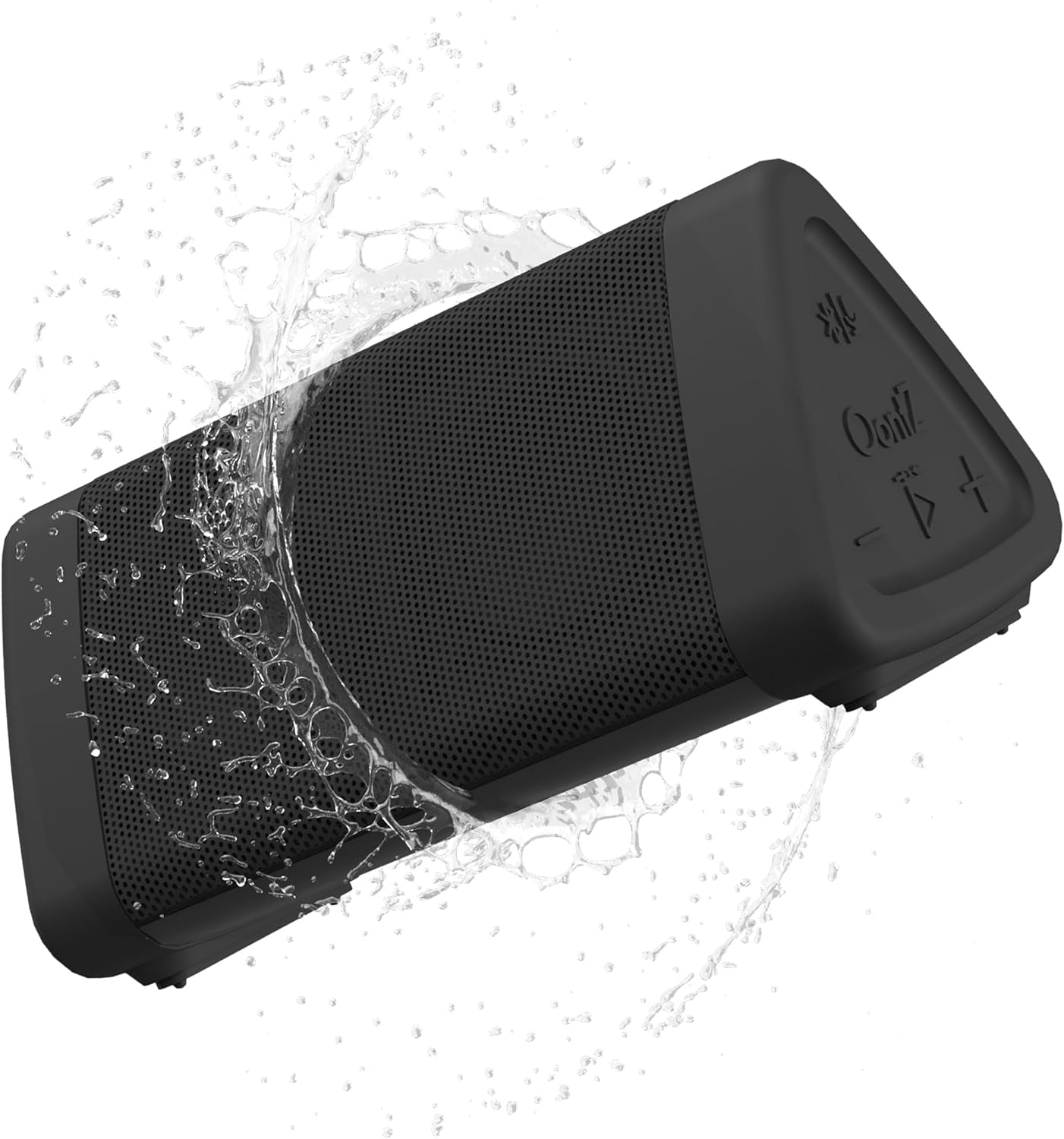 Oontz Angle 3 Portable Bluetooth Speaker 5.4 | 12W Sound, 24-Hr Battery, 100Ft Wireless Range, IPX5 Water-Resistant, Budget-Friendly Small Speaker, Great White Elephant Gifts for Adults (Black)