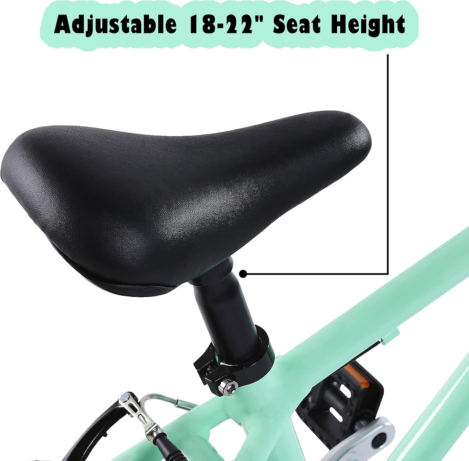 A11N SPORTS BELSIZE 16-Inch Belt-Drive Kid'S Bike, Lightweight Aluminium Alloy Bicycle(Only 12.57 Lbs) for 3-7 Years Old