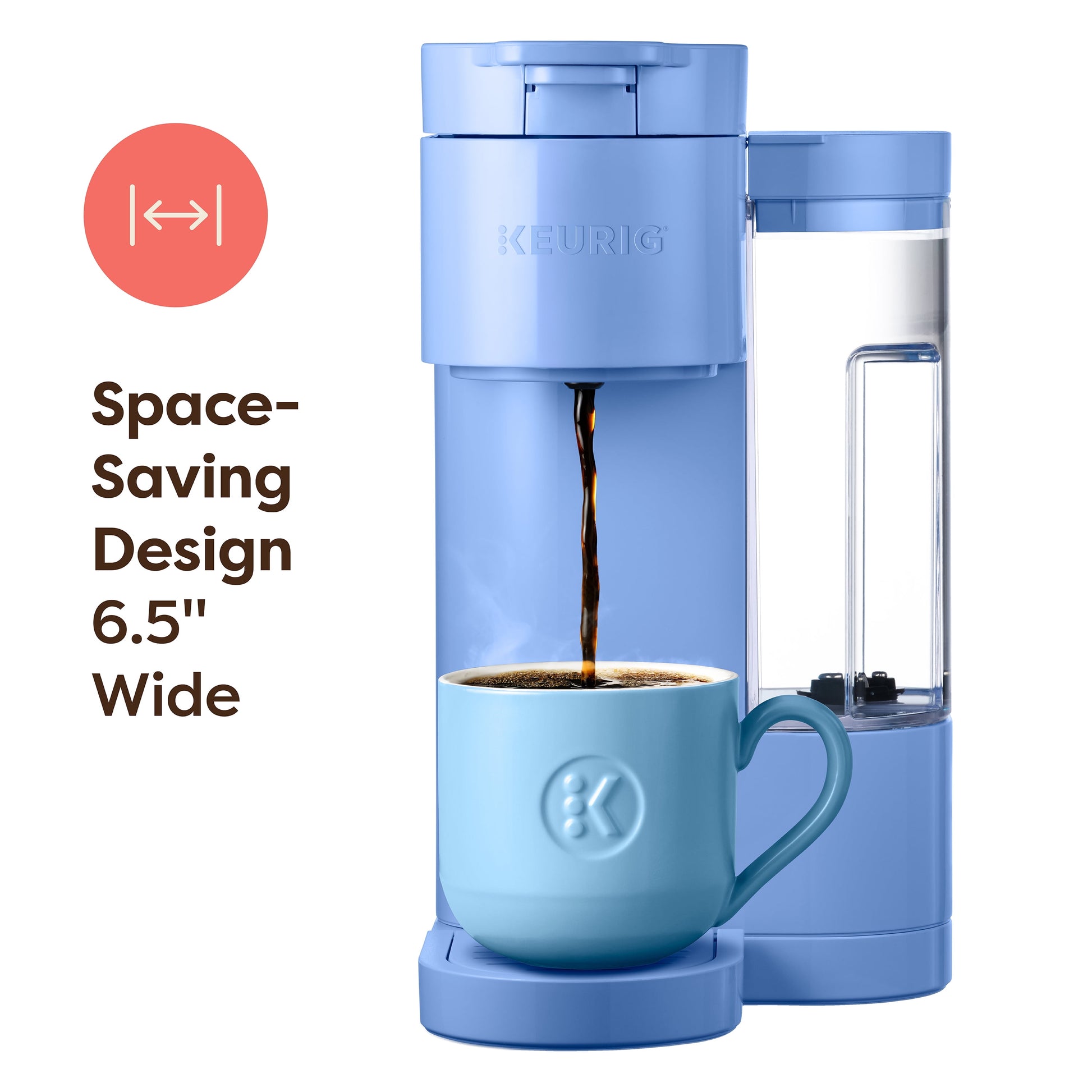 K-Express Essentials Bluebell Single-Serve K-Cup Pod Coffee Maker