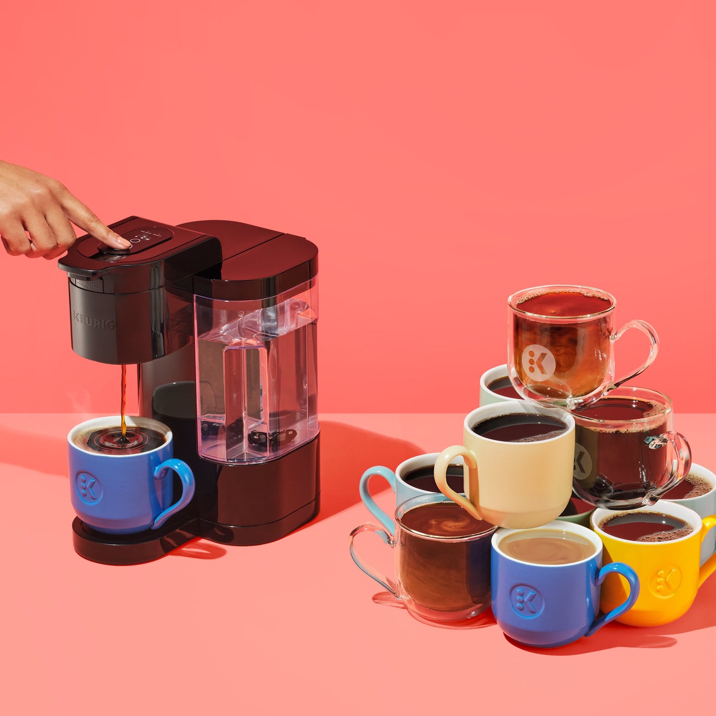 K-Express Essentials Bluebell Single-Serve K-Cup Pod Coffee Maker