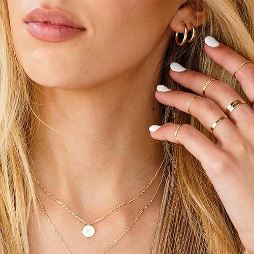 14K Gold Small Huggie Hoop Earrings for Women 925 Sterling Silver Hypoallergenic Cartilage Huggie Hoops Earrings for Men（3 Pairs）