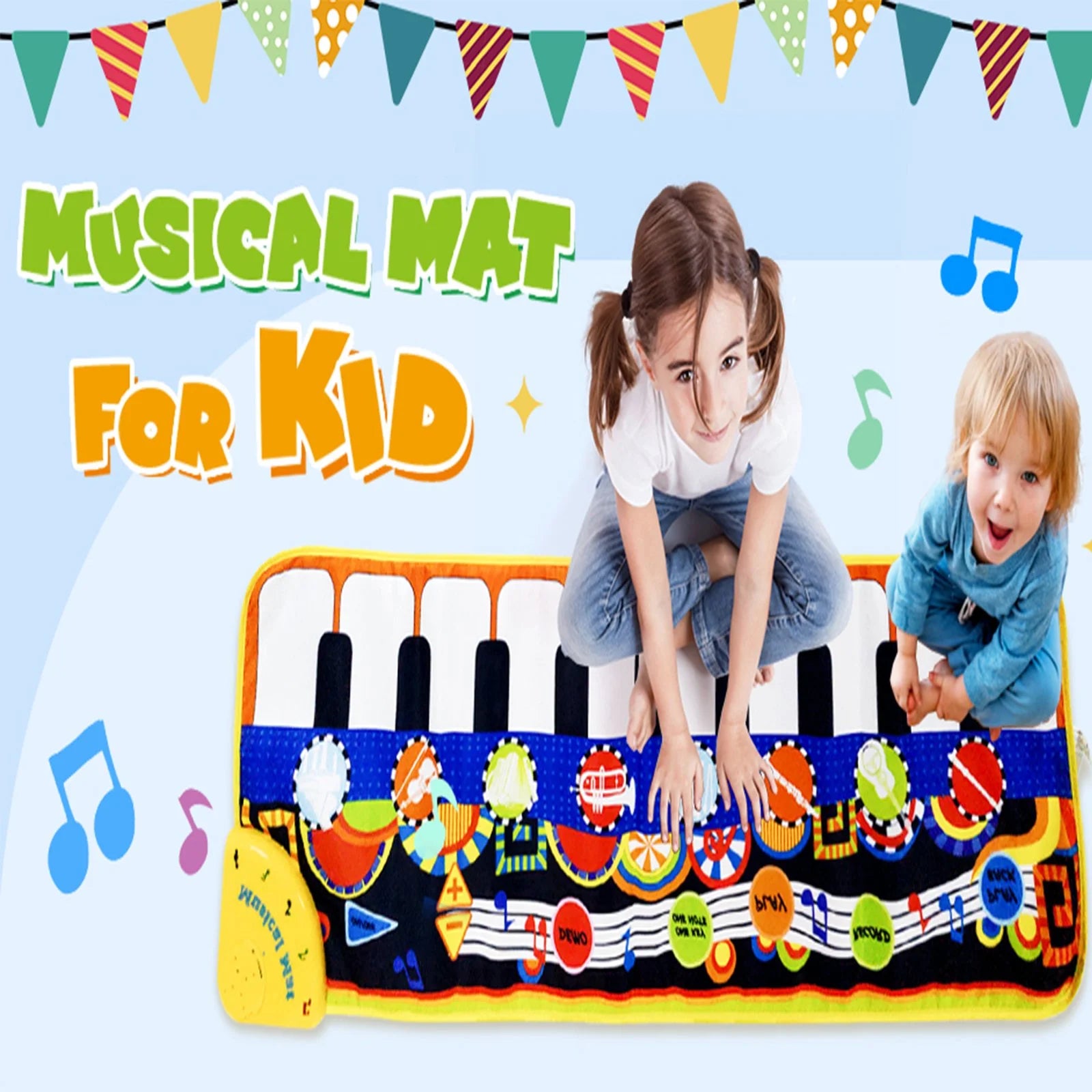 Somnr Musical Piano Mat Electronic Multi-Functional Musical Mats for Kids 3+ Years Old Toddler