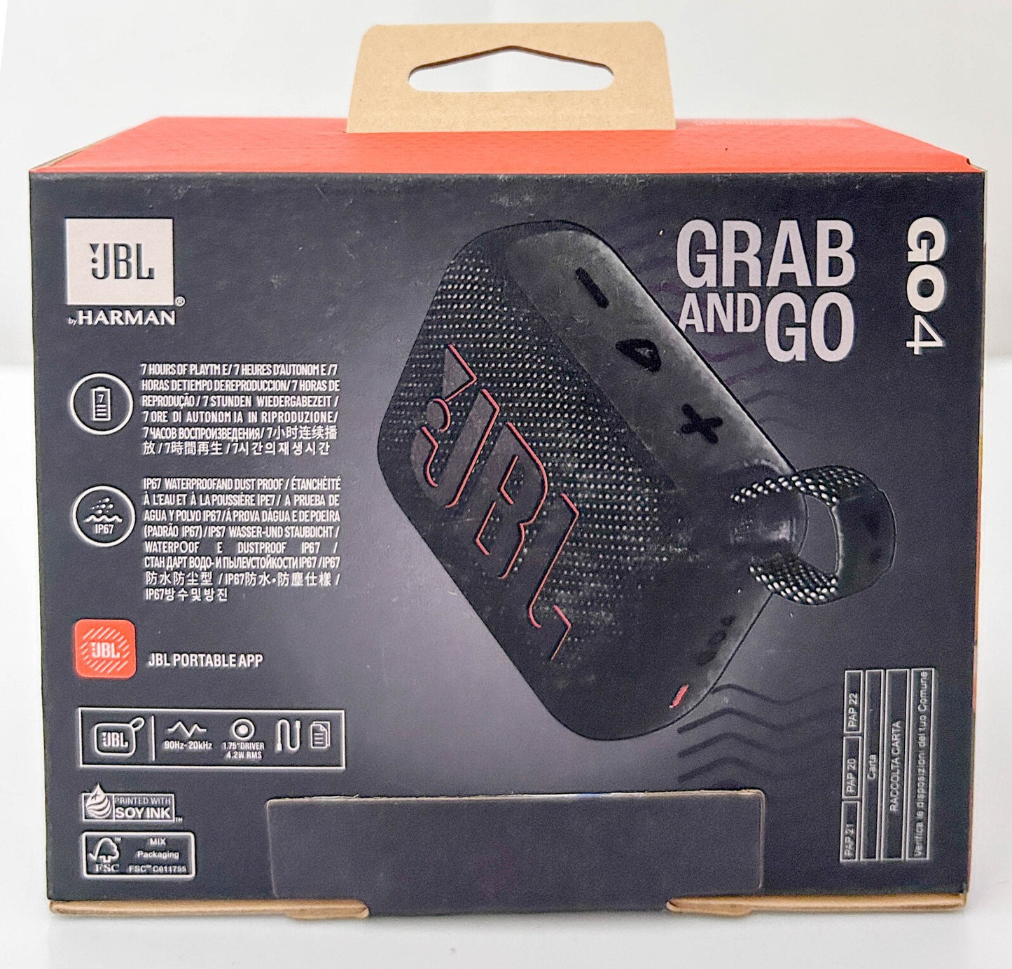 JBL Go4 Portable Waterproof Wireless Speaker - Black NEW!