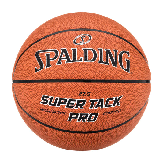 Spalding Super Tack Pro Composite Leather Basketball - Size 5, 27.5"